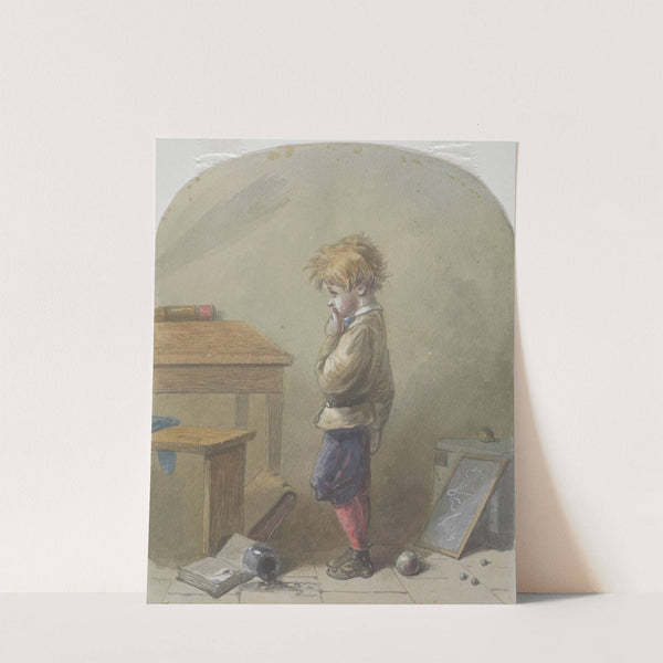 The shadow on the wall by Hablot Knight Browne