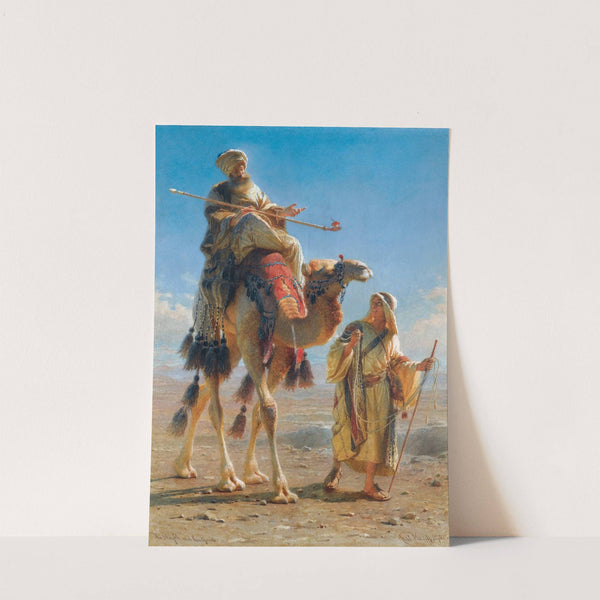 The Sheikh And His Guide (1875) by Carl Haag