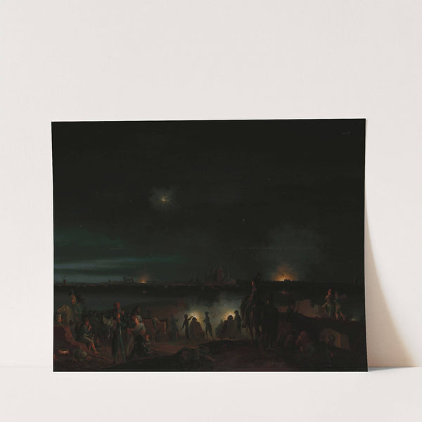 The Shelling of ’s-Hertogenbosch by the French (1800) by Josephus Augustus Knip