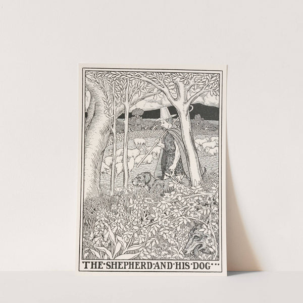 The Shepherd and his Dog by Percy J. Billinghurst
