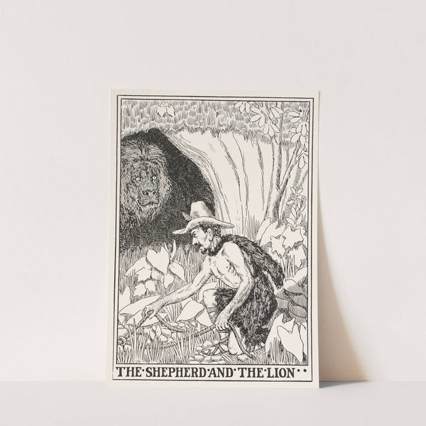The Shepherd and the Lion by Percy J. Billinghurst