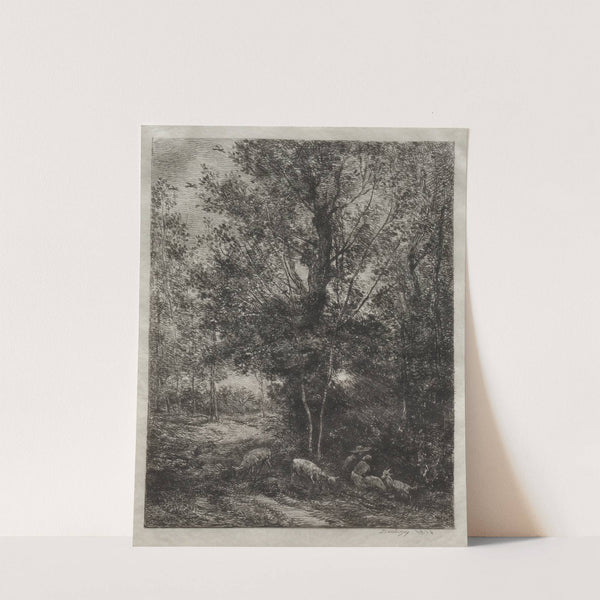 The Shepherd and the Shepherdess (1874) by Charles François Daubigny