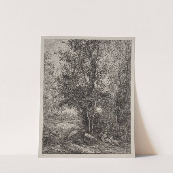 The Shepherd and the Shepherdess (1874) by Charles François Daubigny