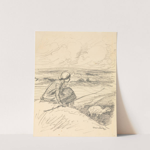 The Shepherdess by Théophile Alexandre Steinlen