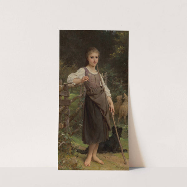 The shepherdess (1888) by Émile Munier
