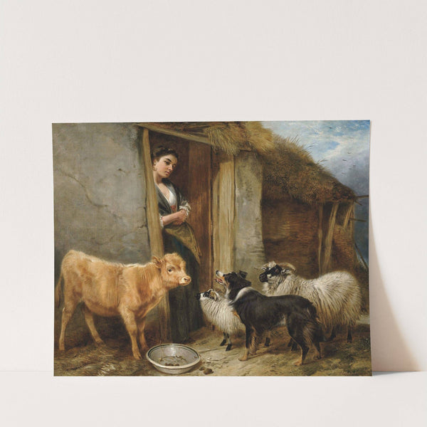 The shepherd's home by Richard Ansdell