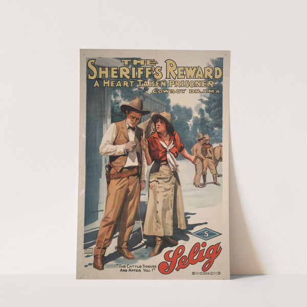 The Sheriff's reward A heart taken prisoner by Goes Litho. Co.
