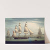 The Ship ‘Favorite’ Maneuvering Off Greenock (1819) by Robert Salmon