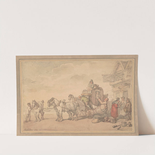 The Ship Inn by Thomas Rowlandson