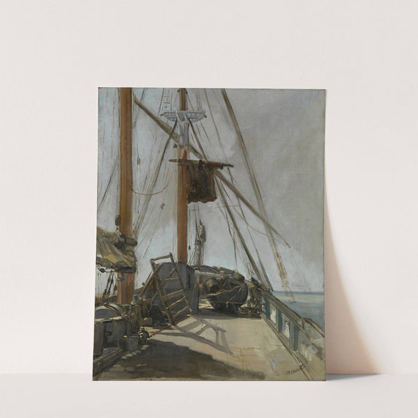 The ship’s deck by Édouard Manet
