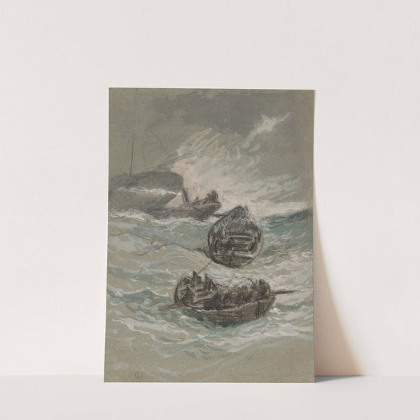 The Shipwreck (c. 1880) by Elihu Vedder