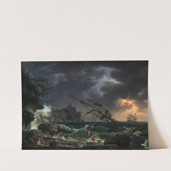 The Shipwreck (1772) by Claude-Joseph Vernet