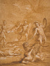 The Shipwrecked Alphone Rescues Lisamante from a panther