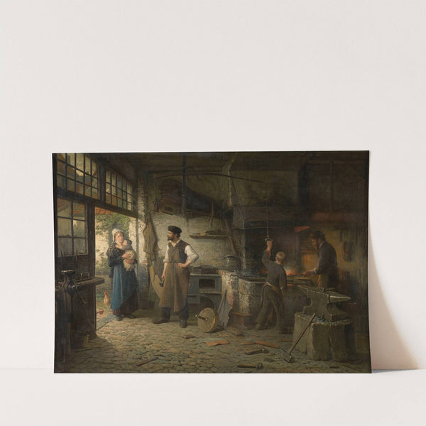 The Shoeing-Smith by Adriaan Ferdinand De Braekeleer
