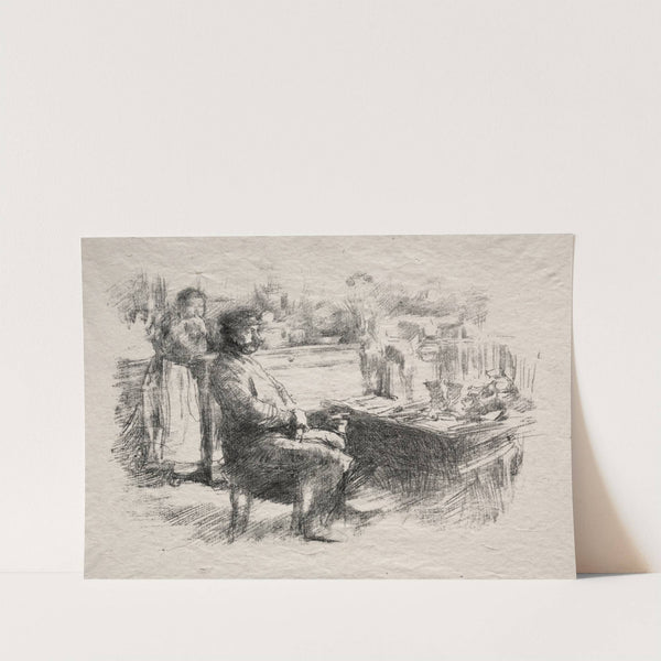 The Shoemaker (1896) by James Abbott McNeill Whistler