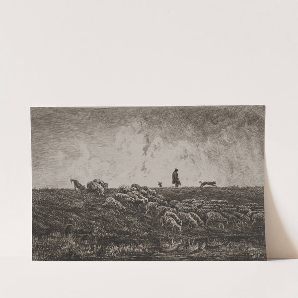 The Shower (c. 1851) by Charles François Daubigny