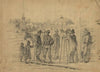 The showman in camp–A scene in the streets of Culpepper
