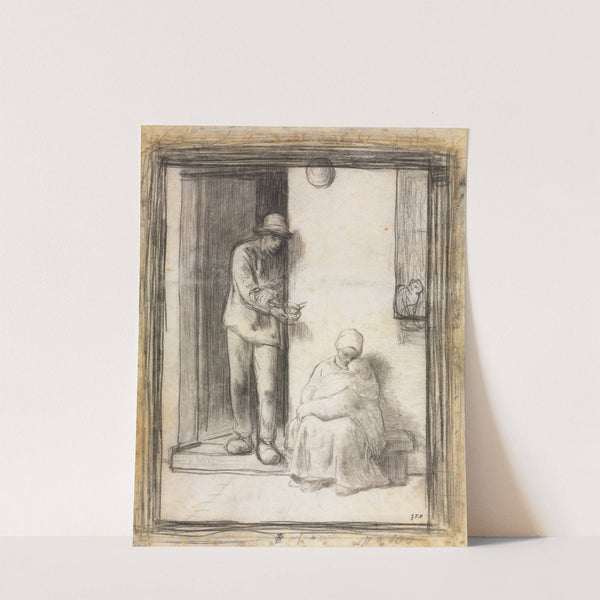 The Sick Child (1858) by Jean-François Millet