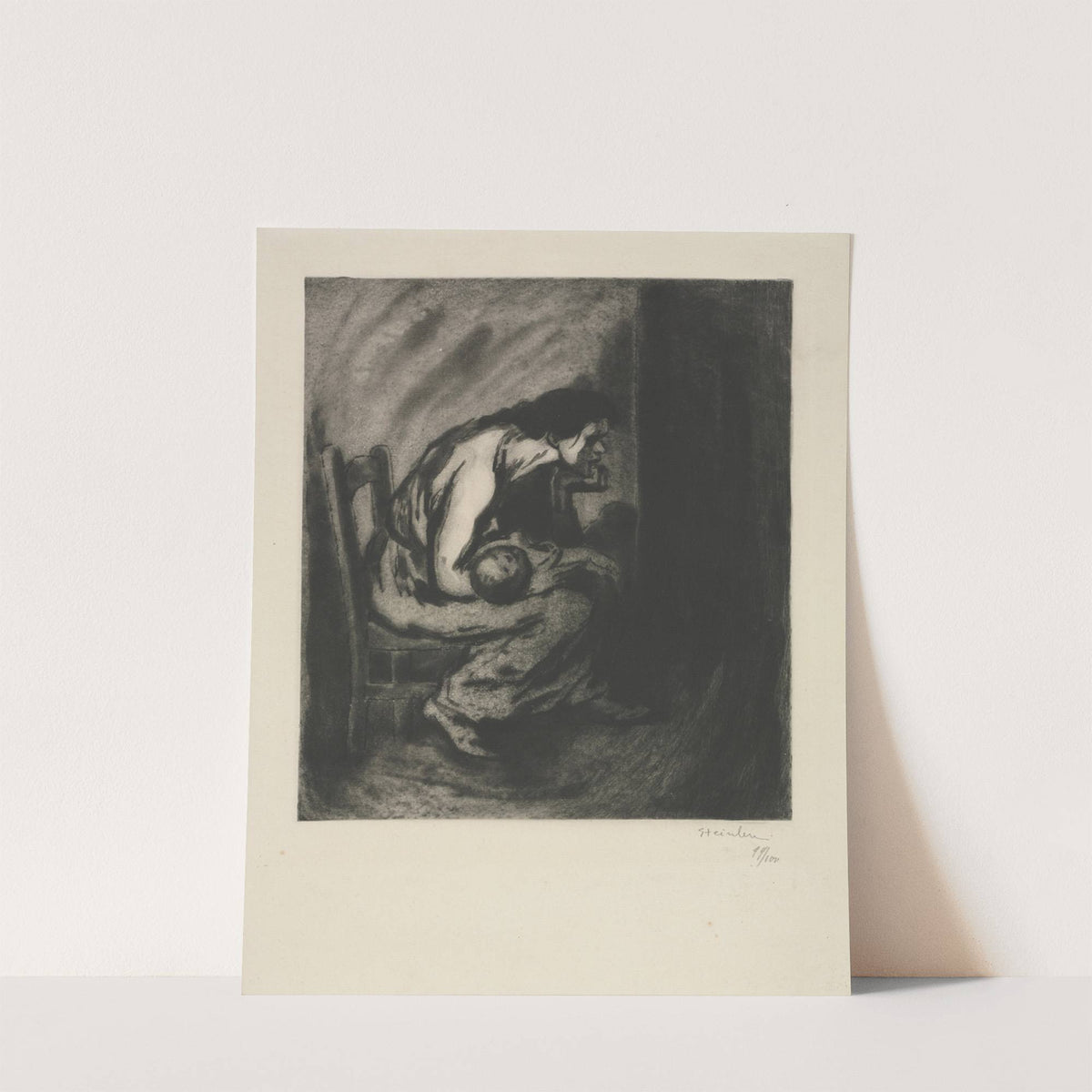 The Sick Child (1902) by Théophile Alexandre Steinlen
