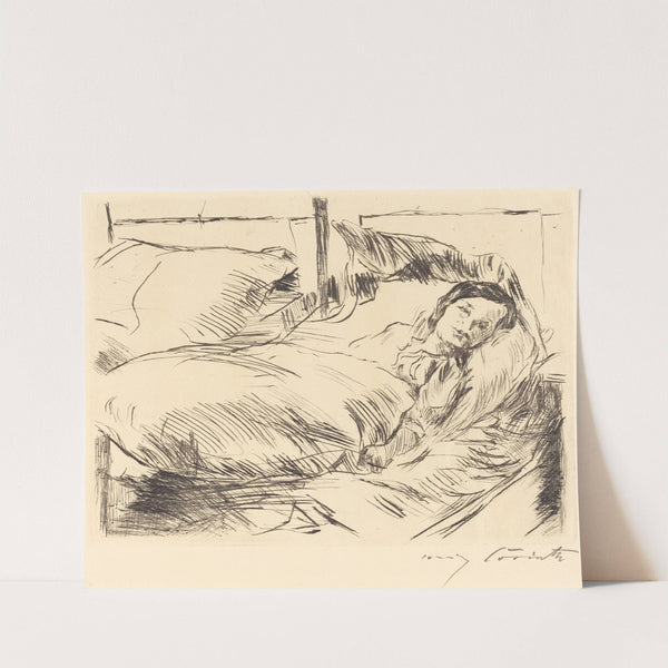 The Sick Child (Das Kranke Kind) (1918) by Lovis Corinth