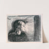 The Sick Child I (1896) by Edvard Munch