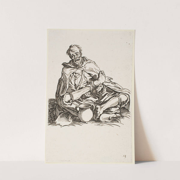 The Sick Man (1622) by Jacques Callot