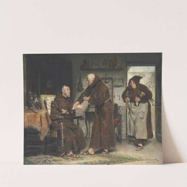 The Sick Monk (1880) by Antonio Casanova y Estorach