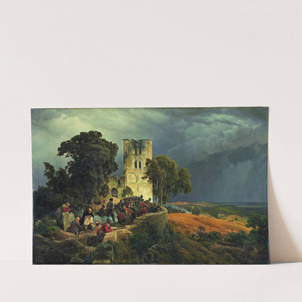 The Siege (Defense of a Church Courtyard During the Thirty Years’ War) by Karl Friedrich Lessing