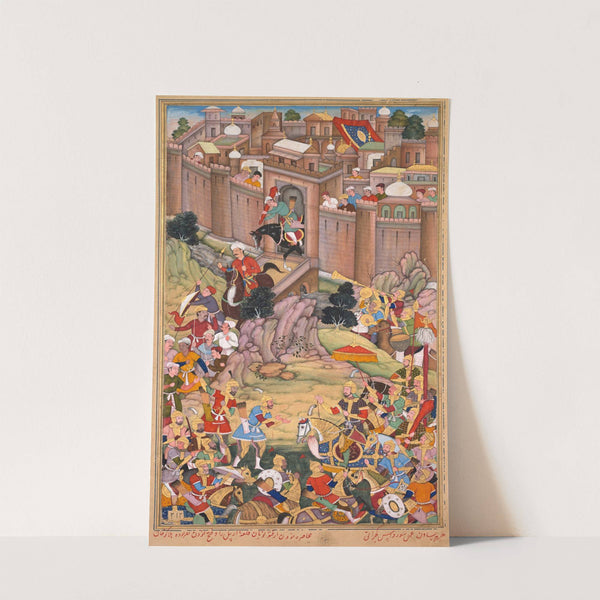 The siege of Arbela in the era of Hulagu Khan (c. 1596) by Basavana