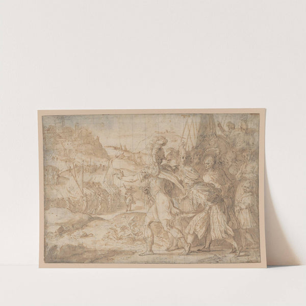 The Siege of Fiesole by the Goths by Friedrich Sustris