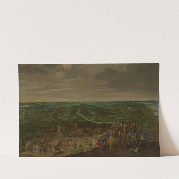 The Siege of 's-Hertogenbosch, viewed from the encampment at Vught by Pauwels van Hillegaert
