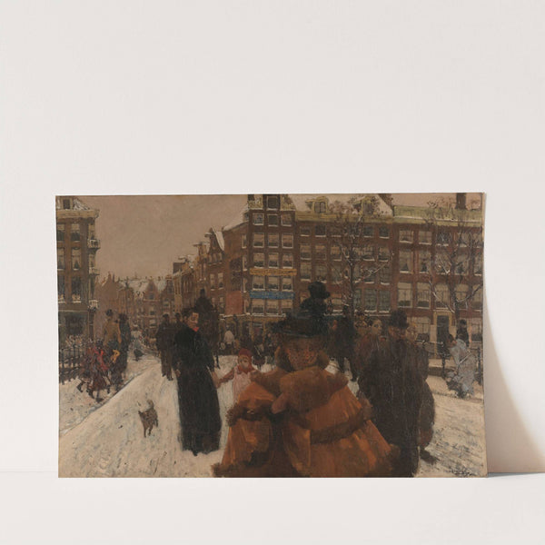 The Singel Bridge at the Paleisstraat in Amsterdam (1898) by George Hendrik Breitner
