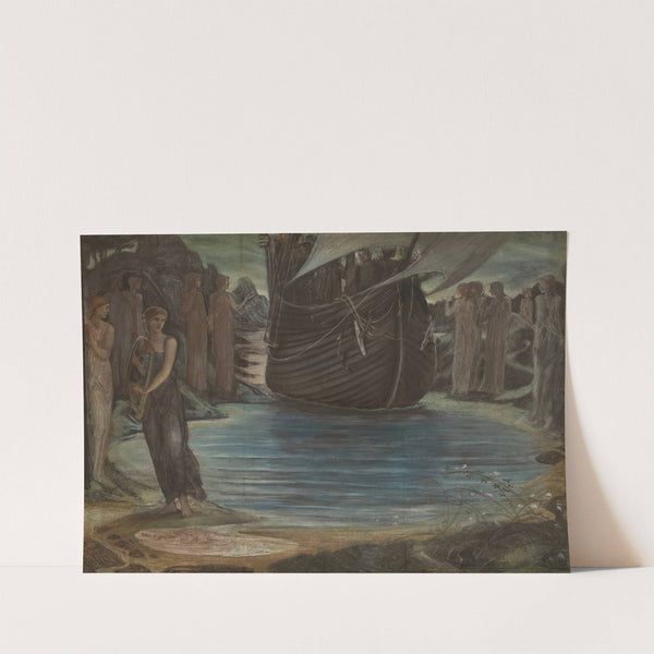 The Sirens (Composition Study) by Sir Edward Coley Burne-Jones