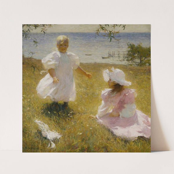 The sisters (1899) by Frank Weston Benson