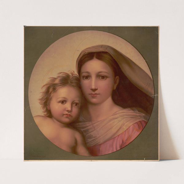 The Sistine Madonna (1875) by Louis Prang & Co.