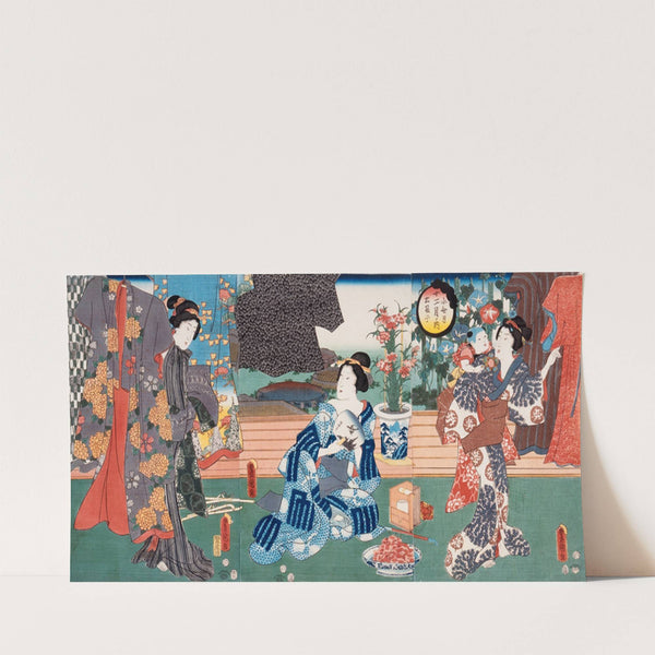 The Sixth Lunar Month (1854) by Utagawa Kunisada (Toyokuni III)