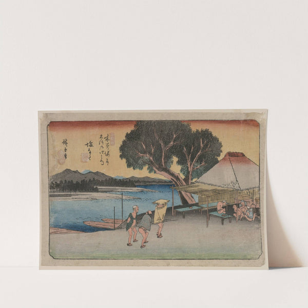 The Sixty-Nine Stations of the Kiso Highway: Shionata (1797-1858) by Andō Hiroshige