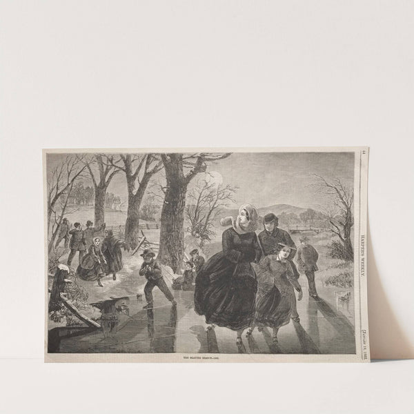 The Skating Season – 1862 (1862) by Winslow Homer