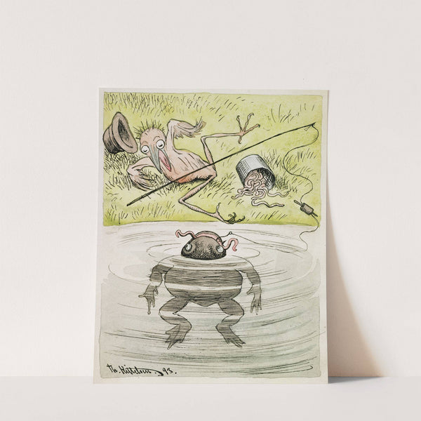 The Sky Shall Be My Witness That I Did Not Know That You Were The One Who Bit My Hook by Theodor Kittelsen