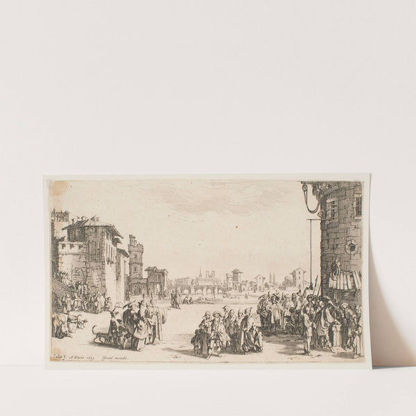 The Slave Market (1629) by Jacques Callot