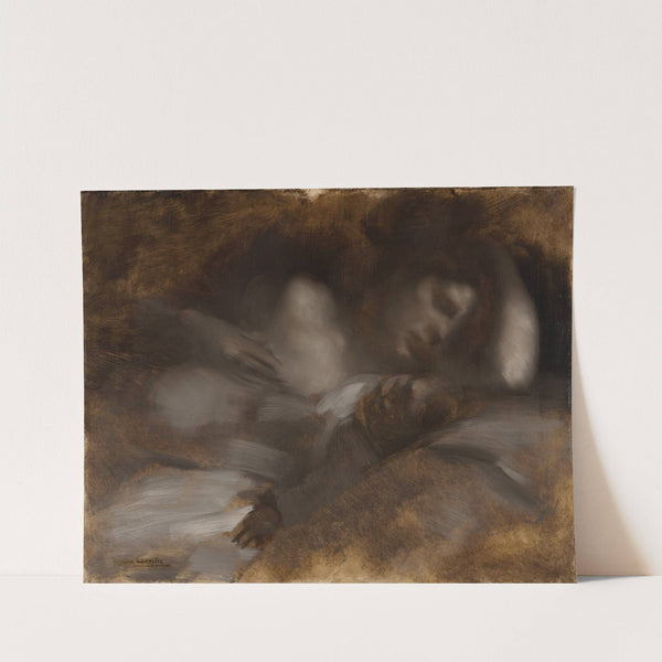 The Sleep (1890) by Eugène Carriere