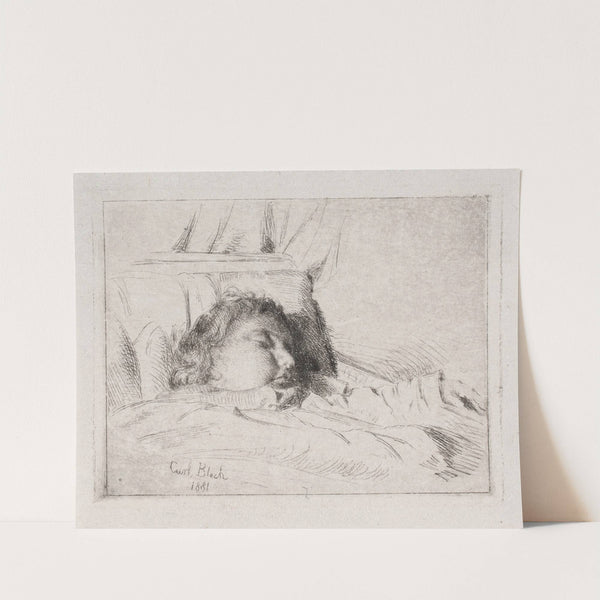 The sleeping child by Carl Bloch