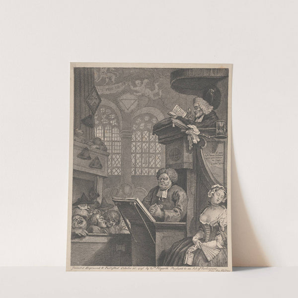 The Sleeping Congregation by William Hogarth