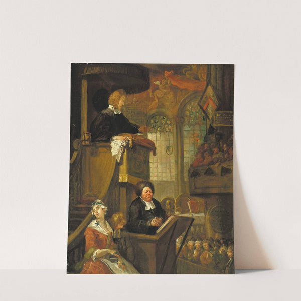 The Sleeping Congregation by William Hogarth