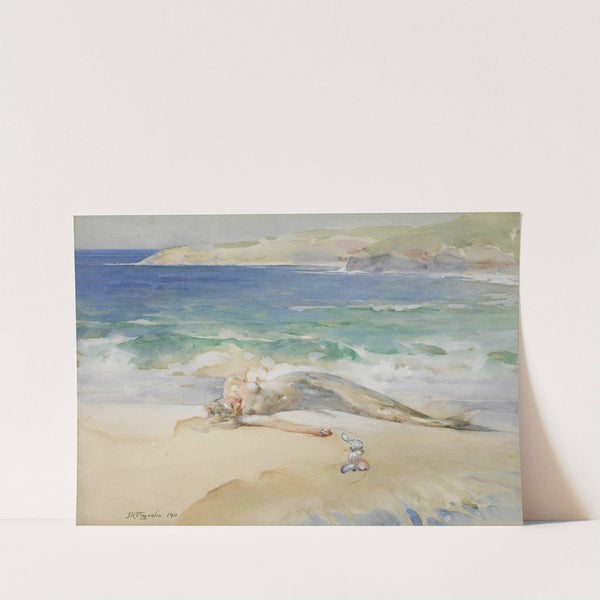 The sleeping mermaid by John Reinhard Weguelin