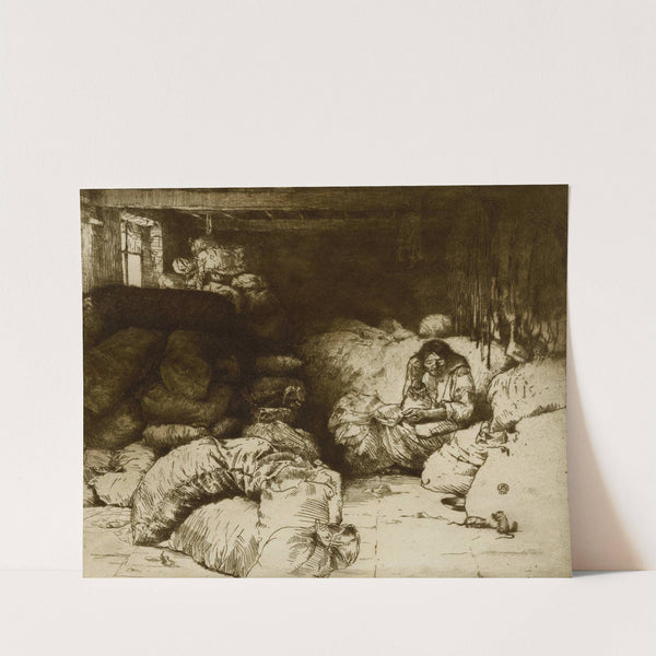 The Sleeping Rag Vendor by Donald Shaw MacLaughlan