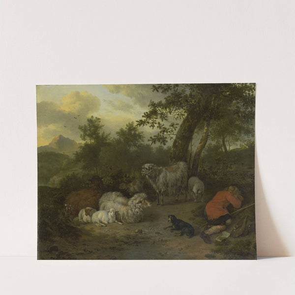 The Sleeping Shepherd by Jan van der Meer the Younger