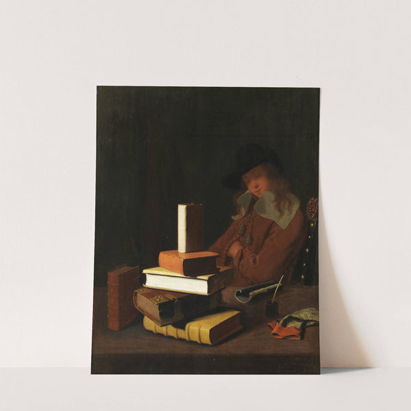 The Sleeping Student by Constantin Verhout