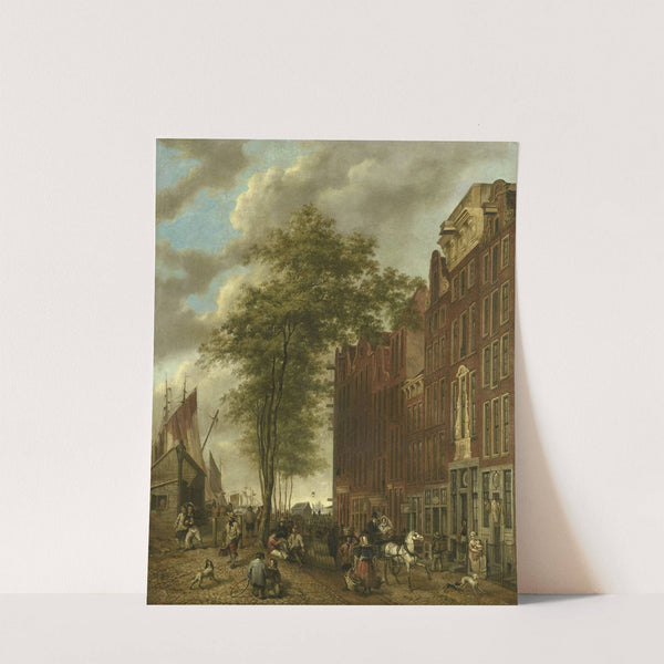 The Slijpsteenmarkt (Whetstone Market), Amsterdam by Willem Pieter Hoevenaar