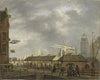 The small Fish Market on the Corner of the Brouwersgracht and Singel, Amsterdam (1826)